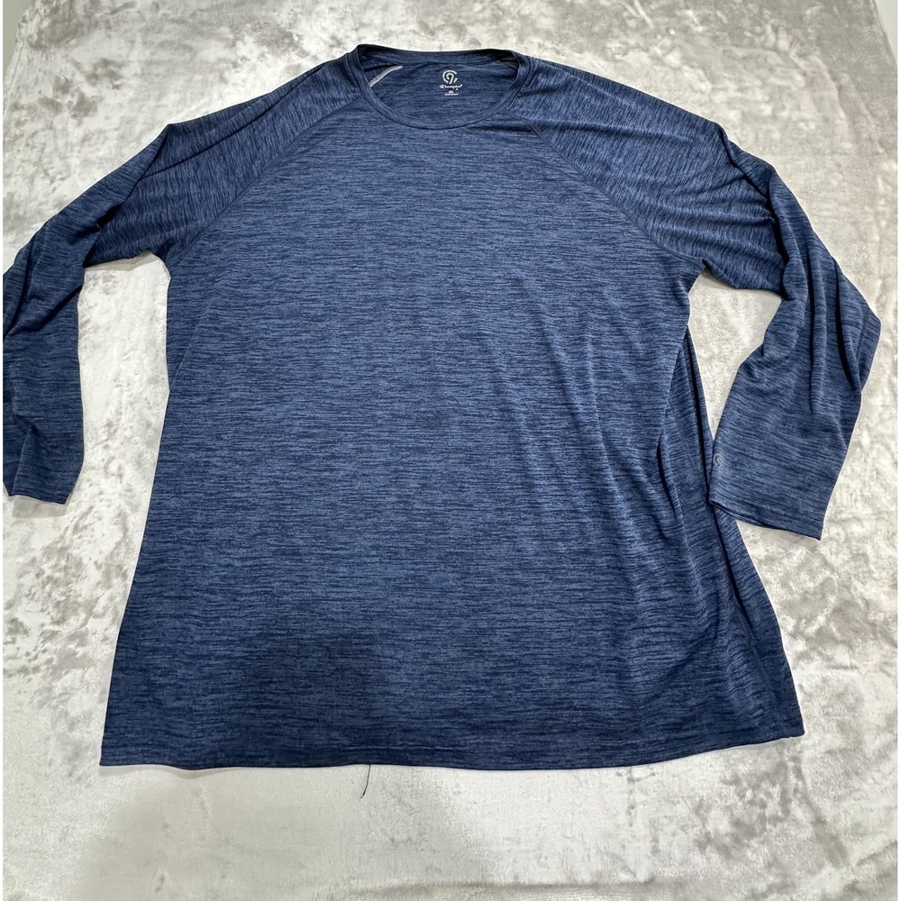 Champion‎ Performance Pullover Polyester Shirt Men's Size XXL Blue First Layer